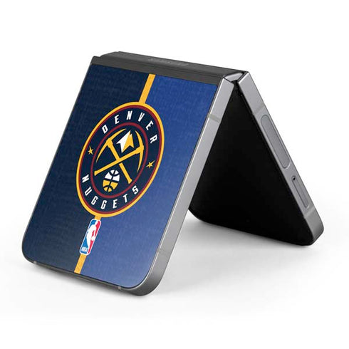 NBA Denver Nuggets Canvas Galaxy Z Flip6 Skin