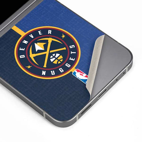 NBA Denver Nuggets Canvas Galaxy Z Flip6 Skin