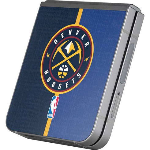 NBA Denver Nuggets Canvas Galaxy Z Flip6 Skin