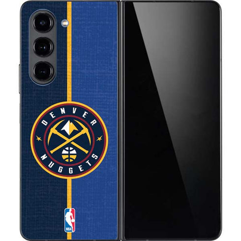 NBA Denver Nuggets Canvas Galaxy Z Fold5 5G Skin