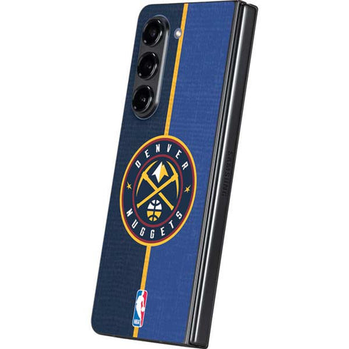 NBA Denver Nuggets Canvas Galaxy Z Fold5 5G Skin