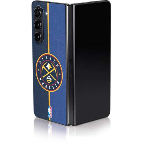 NBA Denver Nuggets Canvas Galaxy Z Fold5 5G Skin