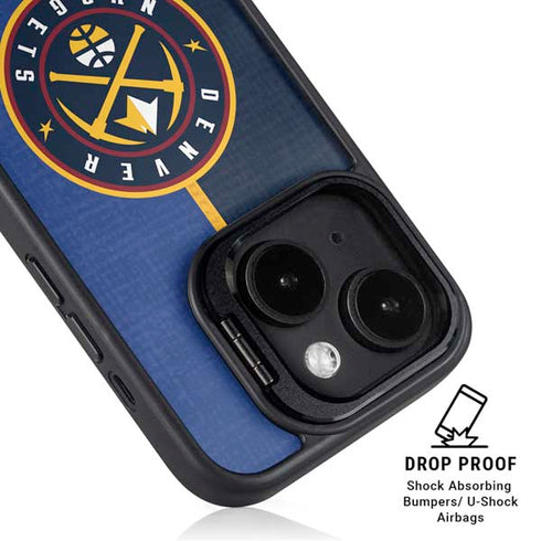 NBA Denver Nuggets Canvas iPhone 14 Kickstand Case