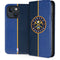 NBA Denver Nuggets Canvas iPhone 15 Folio Case