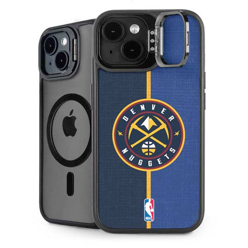 NBA Denver Nuggets Canvas iPhone 15 Kickstand Case