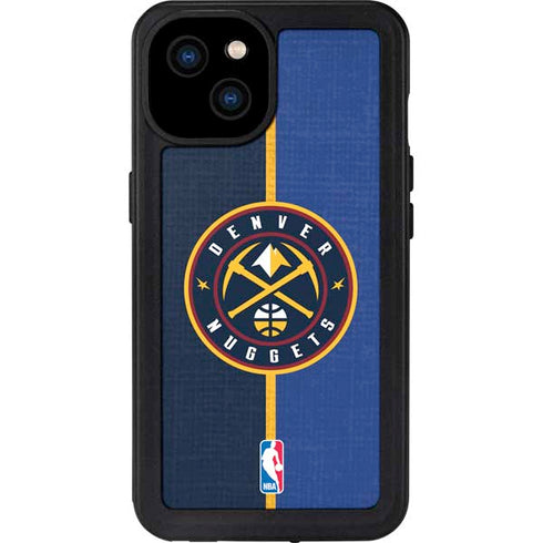 NBA Denver Nuggets Canvas iPhone 15 Plus Waterproof Case