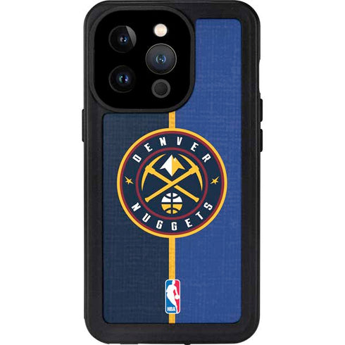 NBA Denver Nuggets Canvas iPhone 15 Pro Waterproof Case