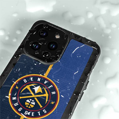 NBA Denver Nuggets Canvas iPhone 15 Pro Waterproof Case