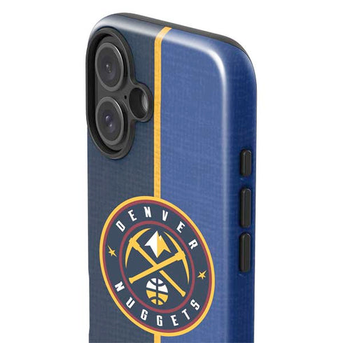 NBA Denver Nuggets Canvas iPhone 16 Impact Case