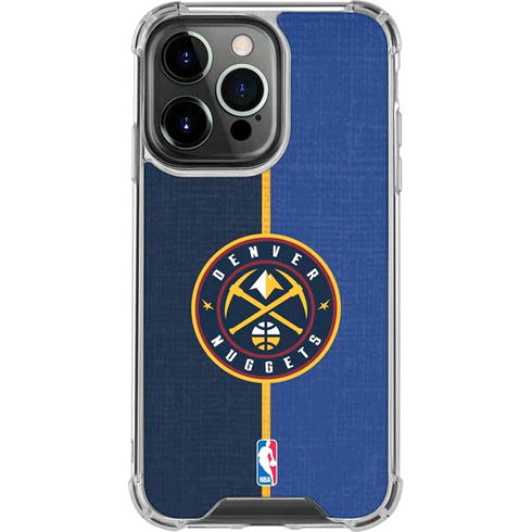 NBA Denver Nuggets Canvas iPhone 16 Pro Clear Case