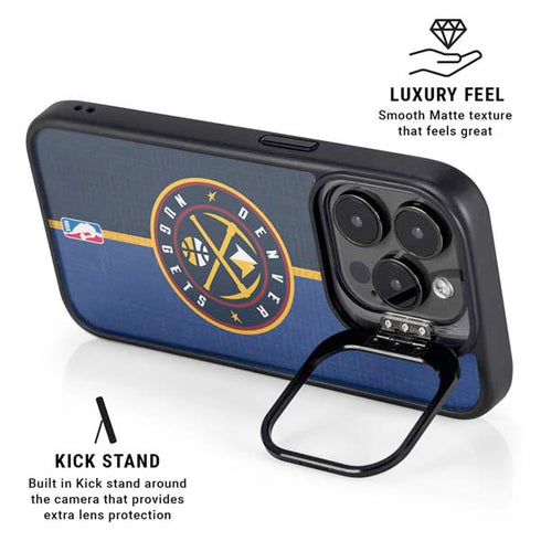NBA Denver Nuggets Canvas iPhone 16 Pro Kickstand Case