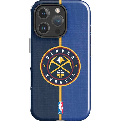 NBA Denver Nuggets Canvas iPhone 16 Pro Max Impact Case