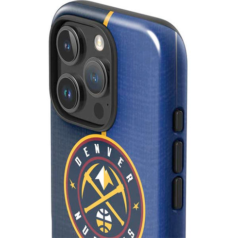 NBA Denver Nuggets Canvas iPhone 16 Pro Max Impact Case