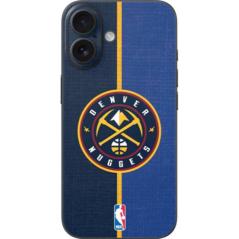 NBA Denver Nuggets Canvas iPhone 16 Skin