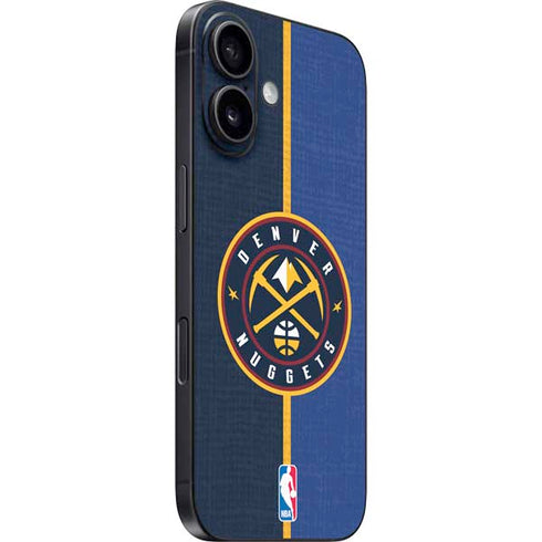 NBA Denver Nuggets Canvas iPhone 16 Skin