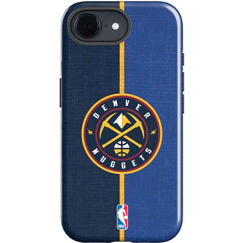 NBA Denver Nuggets Canvas iPhone 16e Impact Case