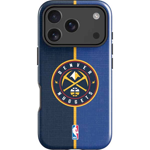 NBA Denver Nuggets Canvas iPhone 18 Pro Impact Case