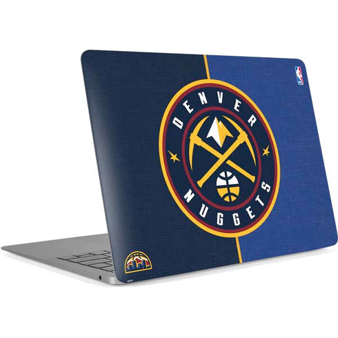 NBA Denver Nuggets Canvas Apple MacBook Air Skin