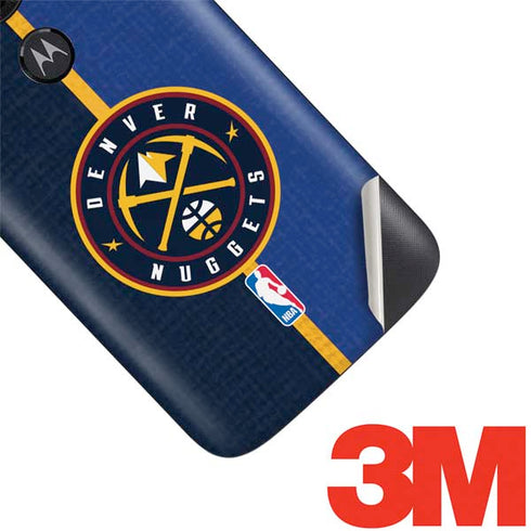 NBA Denver Nuggets Canvas Moto E5 Play Skin