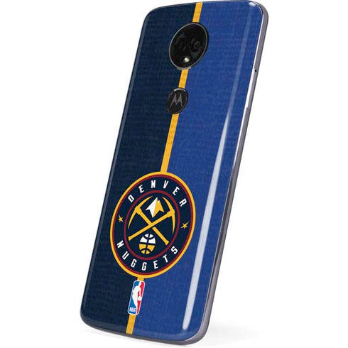 NBA Denver Nuggets Canvas Moto E5 Plus Skin