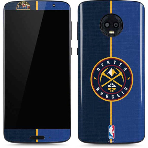 NBA Denver Nuggets Canvas Moto G6 Skin