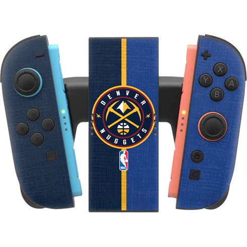 NBA Denver Nuggets Canvas Nintendo Switch 2 (2025) Joy-Con Controller Skin