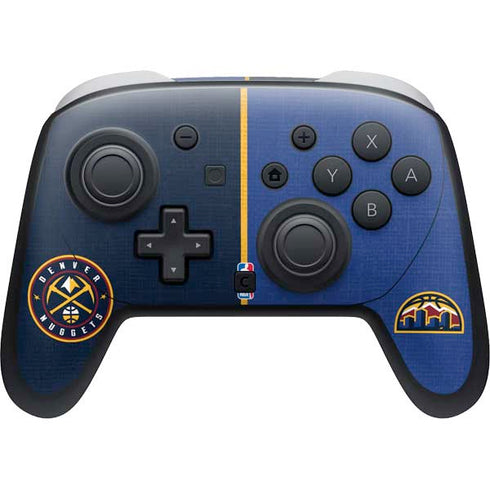 NBA Denver Nuggets Canvas Nintendo Switch 2 (2025) Pro Controller Skin