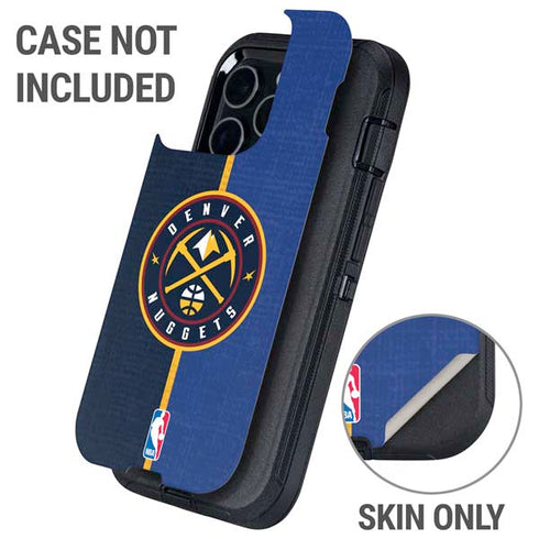 NBA Denver Nuggets Canvas Otterbox Defender iPhone Skin