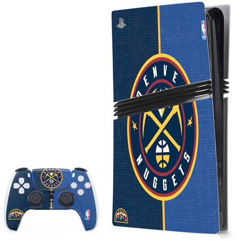 NBA Denver Nuggets Canvas PS5 Pro Bundle Skin