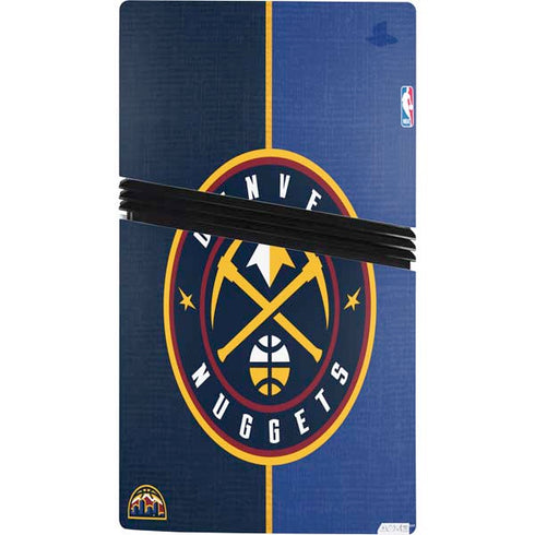 NBA Denver Nuggets Canvas PS5 Pro Console Skin