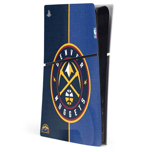 NBA Denver Nuggets Canvas PS5 Slim Digital Edition Console Skin