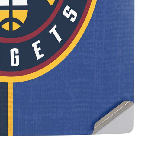 NBA Denver Nuggets Canvas PS5 Slim Digital Edition Console Skin