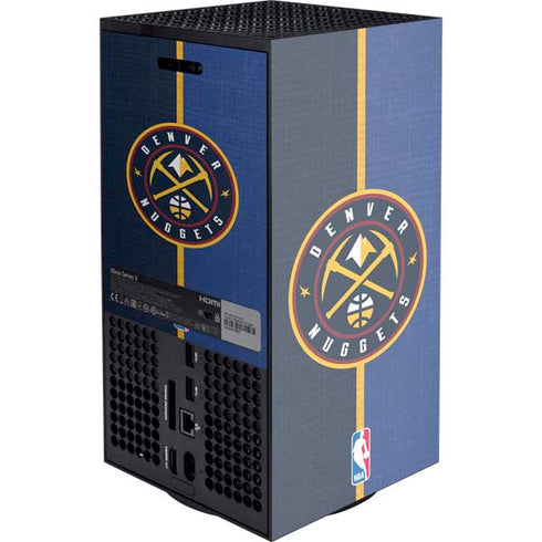 NBA Denver Nuggets Canvas XBox Series X Digital Edition Console Skin