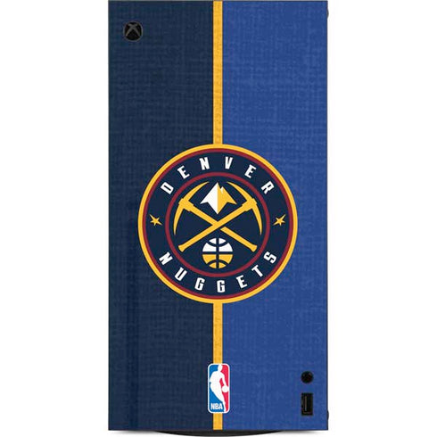 NBA Denver Nuggets Canvas XBox Series X Digital Edition Console Skin
