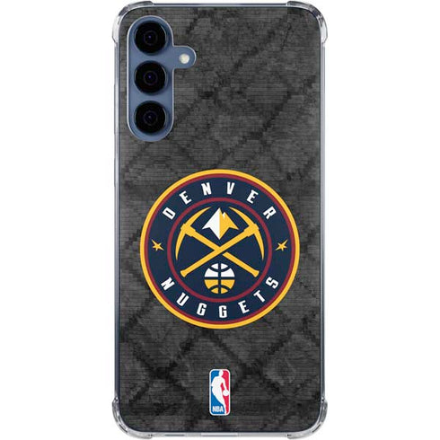 NBA Denver Nuggets Dark Rust Galaxy A35 5G Clear Case