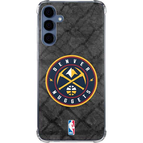 NBA Denver Nuggets Dark Rust Galaxy A55 5G Clear Case