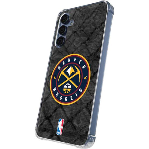 NBA Denver Nuggets Dark Rust Galaxy A55 5G Clear Case