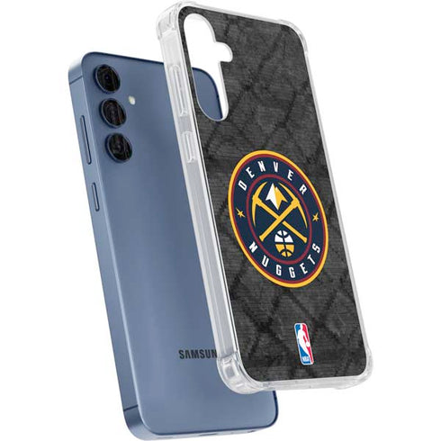 NBA Denver Nuggets Dark Rust Galaxy A55 5G Clear Case