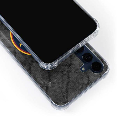 NBA Denver Nuggets Dark Rust Galaxy A55 5G Clear Case