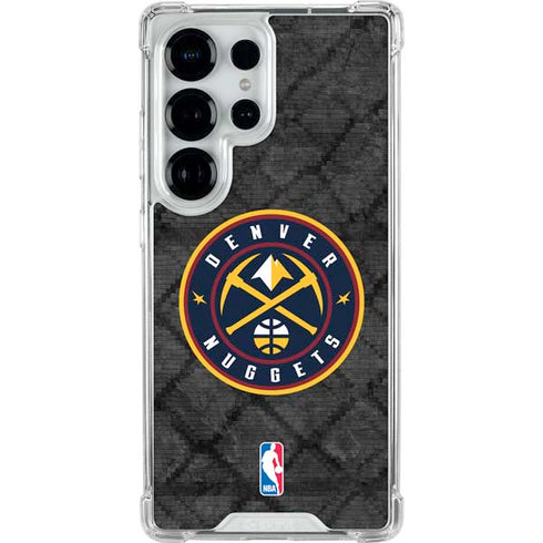 NBA Denver Nuggets Dark Rust Galaxy S25 Ultra Clear Case