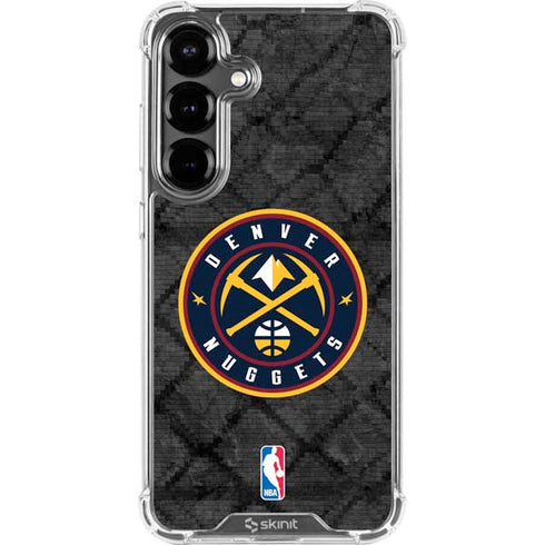 NBA Denver Nuggets Dark Rust Galaxy S26 Clear Case
