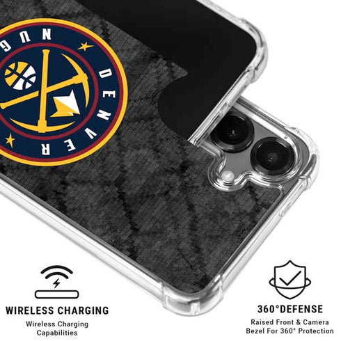 NBA Denver Nuggets Dark Rust Galaxy S26 Plus Clear Case