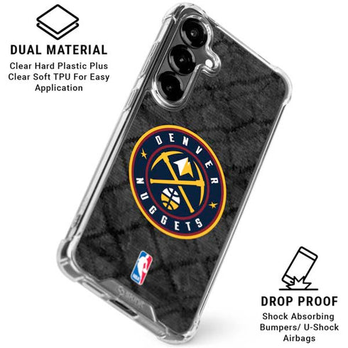 NBA Denver Nuggets Dark Rust Galaxy S26 Plus Clear Case