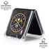 NBA Denver Nuggets Dark Rust Galaxy Z Flip6 Clear Case