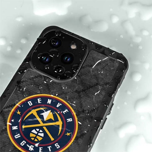 NBA Denver Nuggets Dark Rust iPhone 15 Pro Waterproof Case