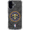 NBA Denver Nuggets Dark Rust iPhone 16 Clear Case