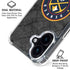NBA Denver Nuggets Dark Rust iPhone 16 Clear Case