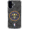 NBA Denver Nuggets Dark Rust iPhone 16 Plus Clear Case