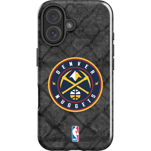 NBA Denver Nuggets Dark Rust iPhone 16 Plus Impact Case