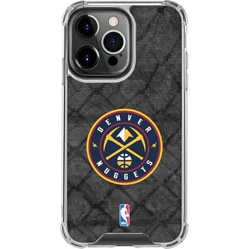 NBA Denver Nuggets Dark Rust iPhone 16 Pro Clear Case